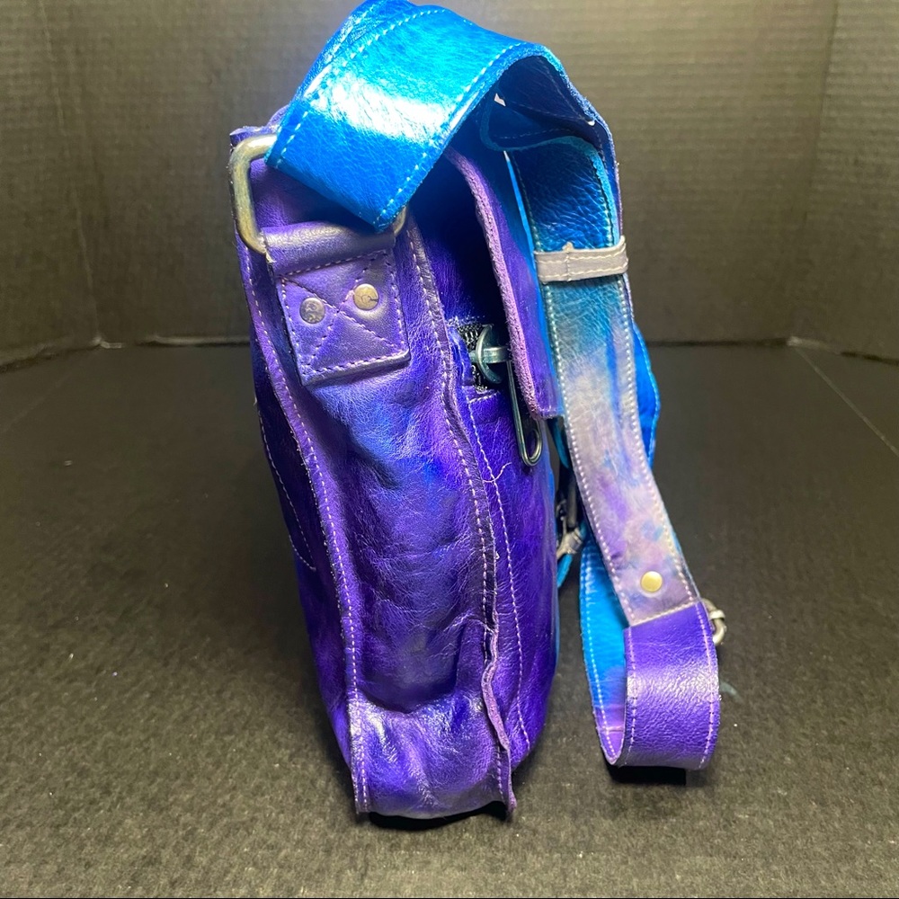 BNWT Bed Stu Venice Beach Moody Blues crossbody GREAT GRADUATION GIFT! - Picture 4 of 16